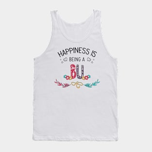 Happiness Is Being A Bu Wildflowers Valentines Mothers Day Tank Top